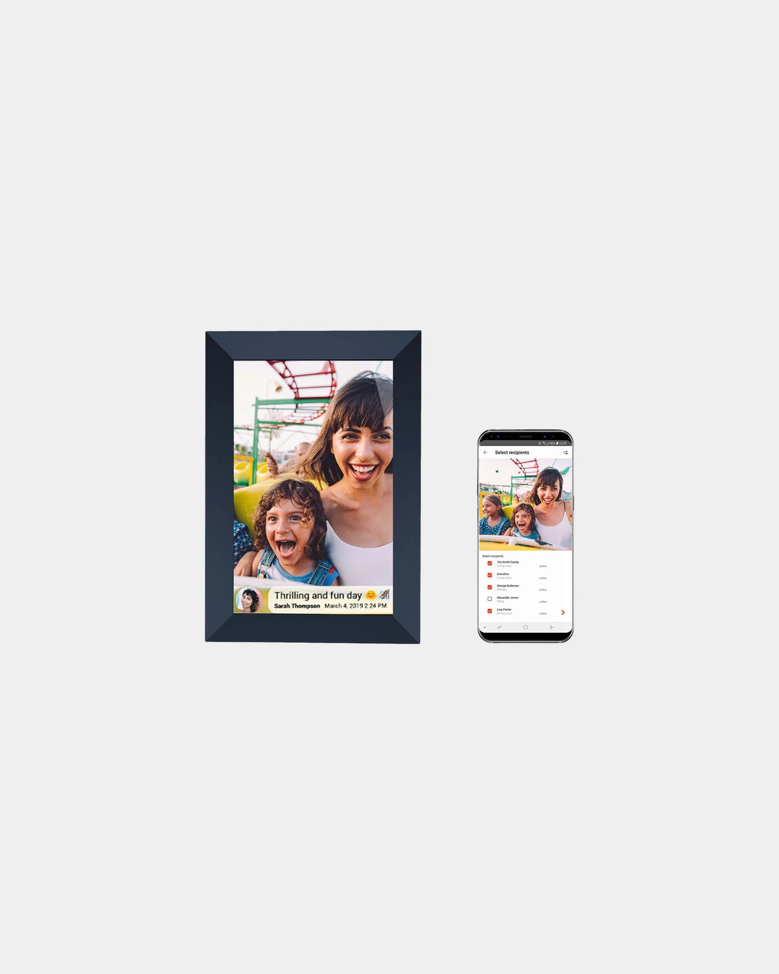 Digitaal fotokader 10" Wifi Frameo om te personaliseren - 5