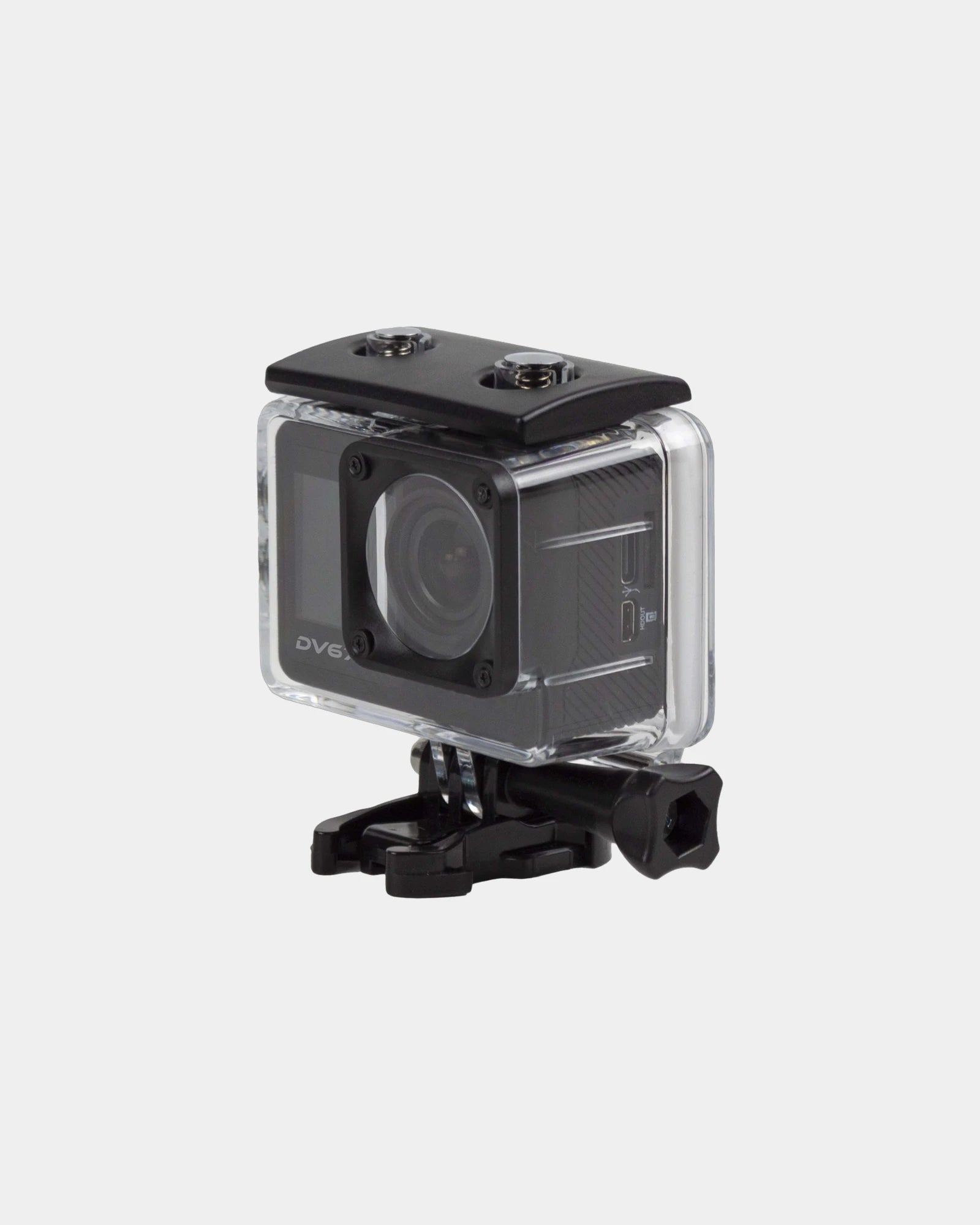 Actiecamera 4K waterdicht dubbel scherm om te personaliseren - Zwart