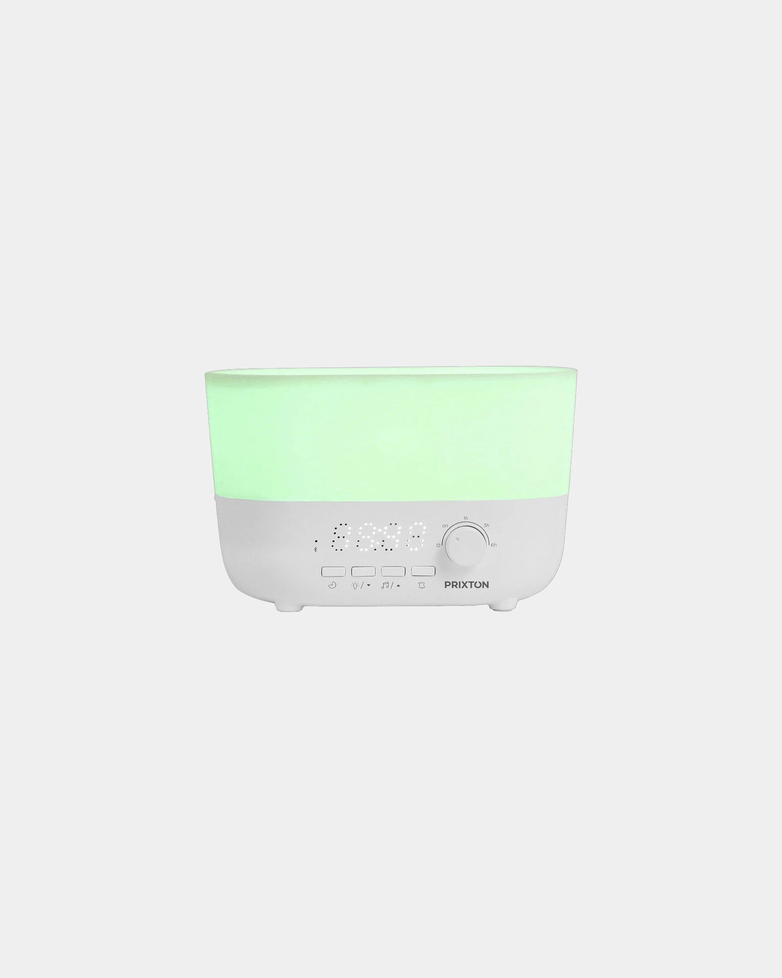 Luchtbevochtiger 4-in-1 speaker LED om te personaliseren - Wit