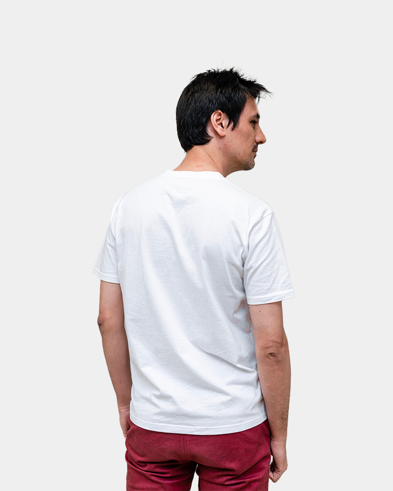 HerenT-shirt V-hals Made in France om te personaliseren - 11