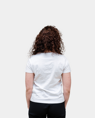 DamesT-shirt V-hals Made in France om te personaliseren - 2