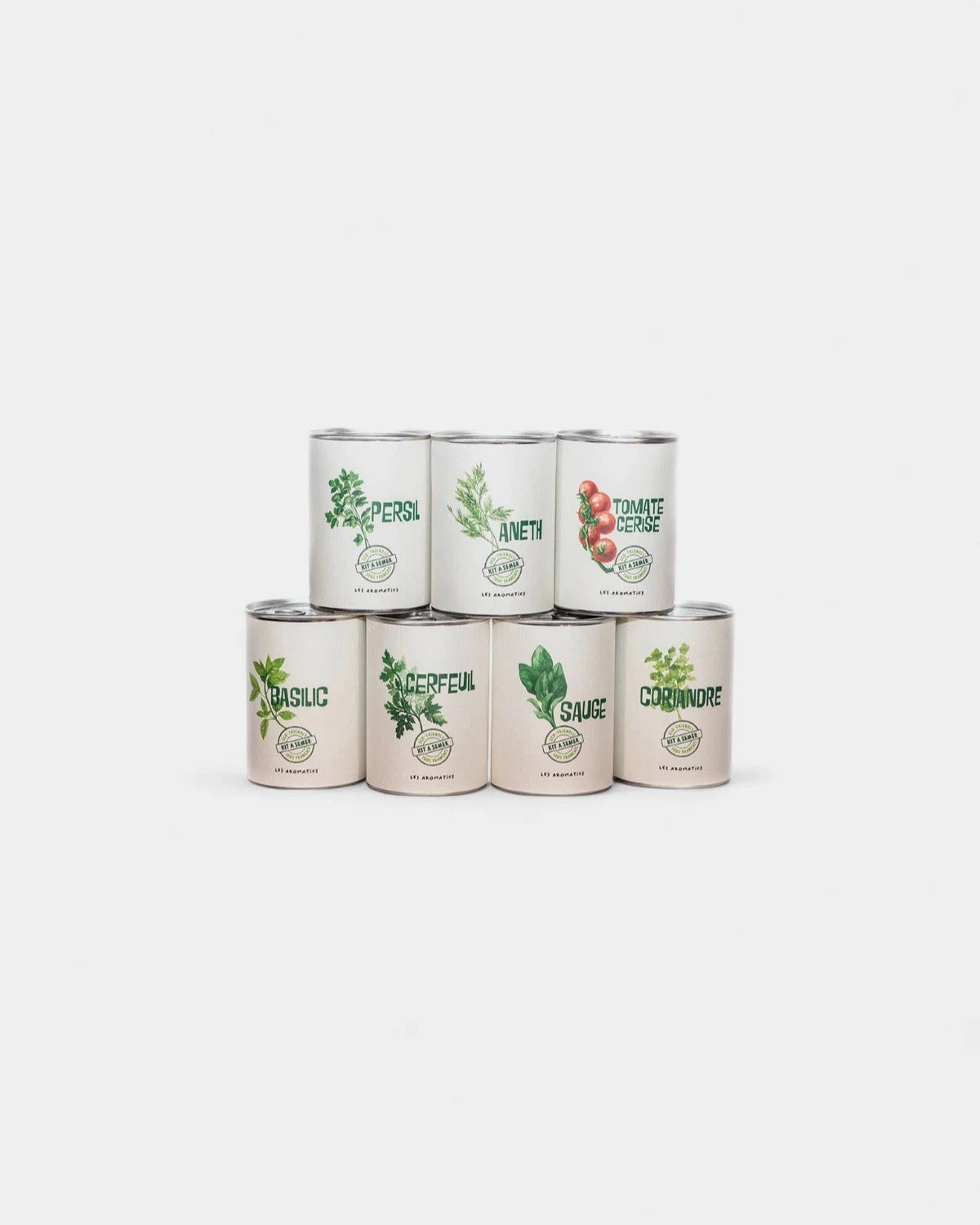 Eco-verantwoorde zaadkits te personaliseren