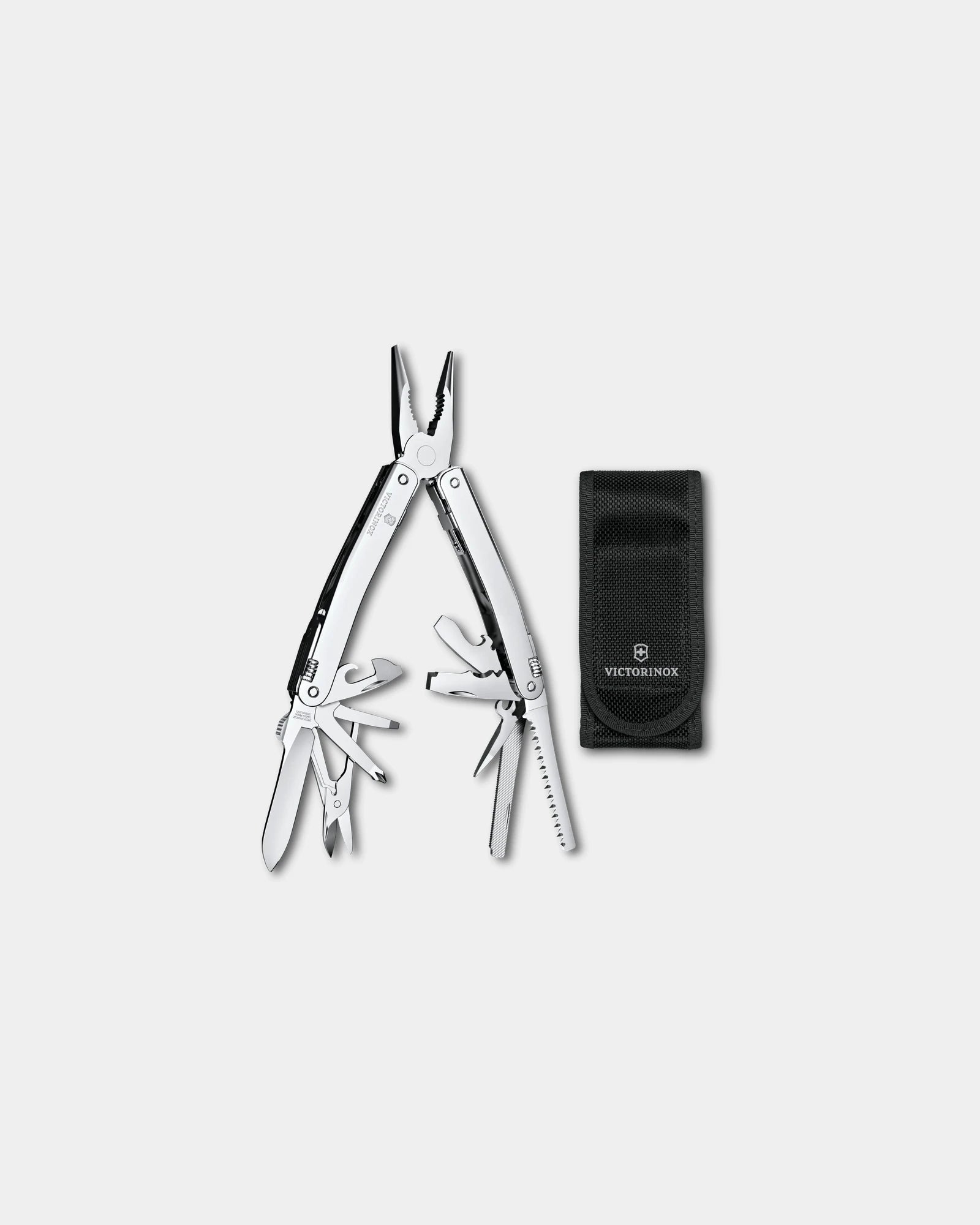 Multitool Swiss Tool Spirit MX om te personaliseren - Nylon riemhoes inbegrepen