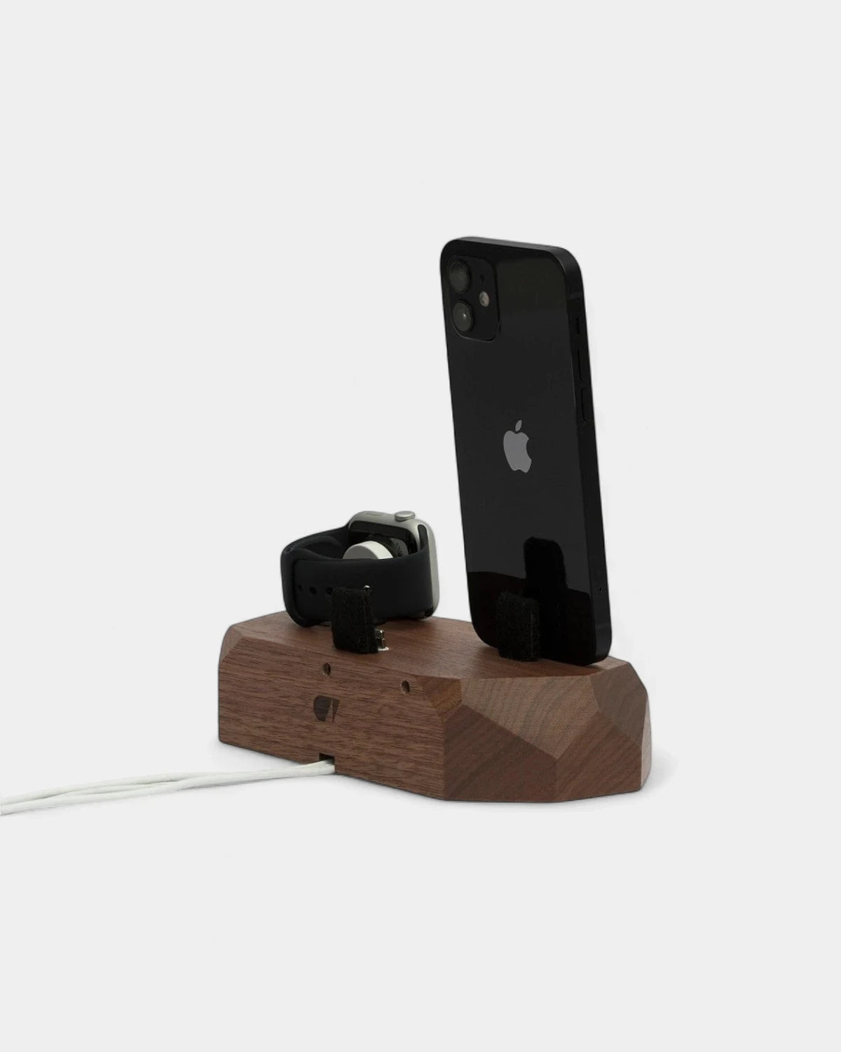 Personaliseerbare houten 3-in-1 inductielader - 9