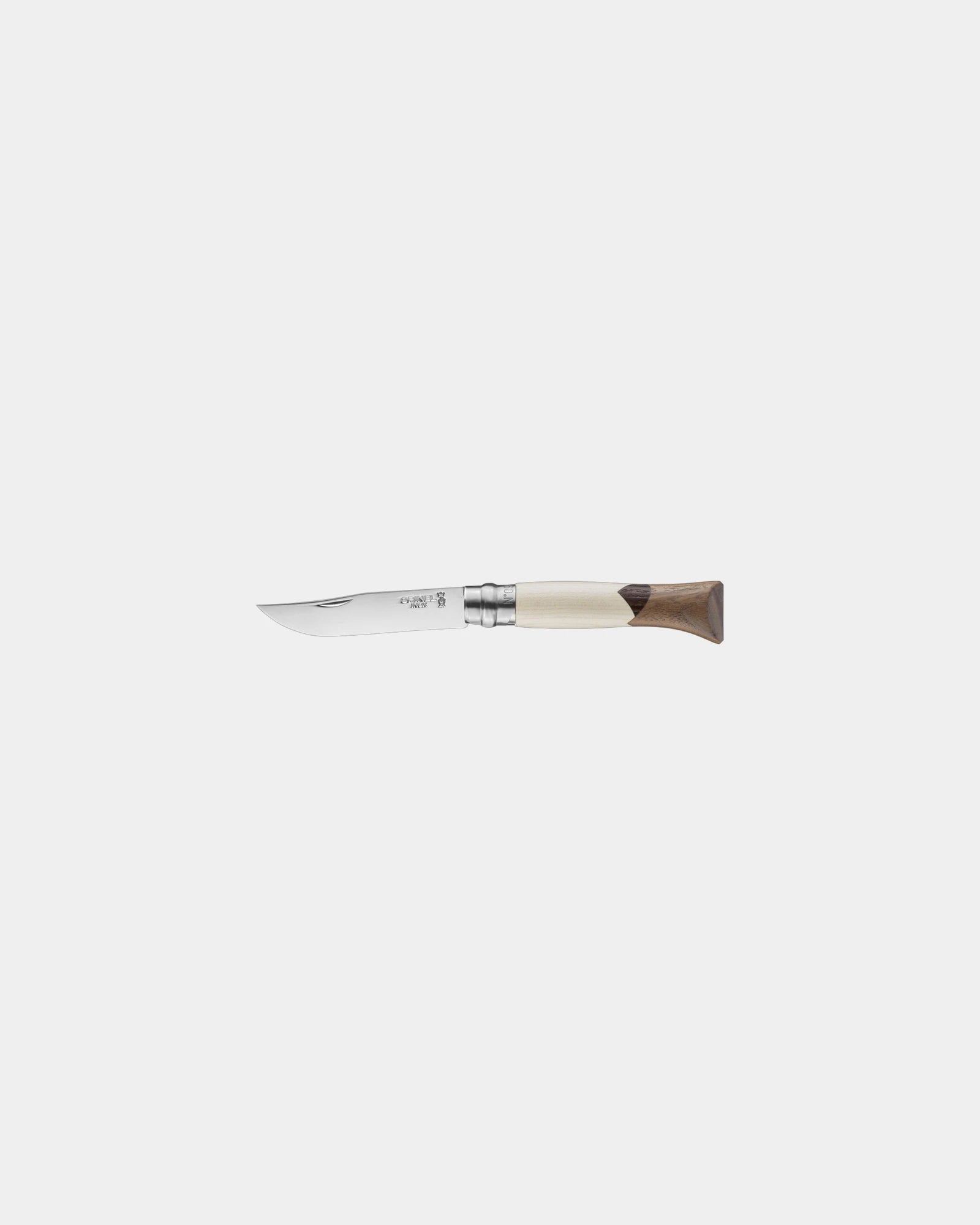 Mes Opinel N°09 Cime roestvrij staal om te personaliseren - Grijs