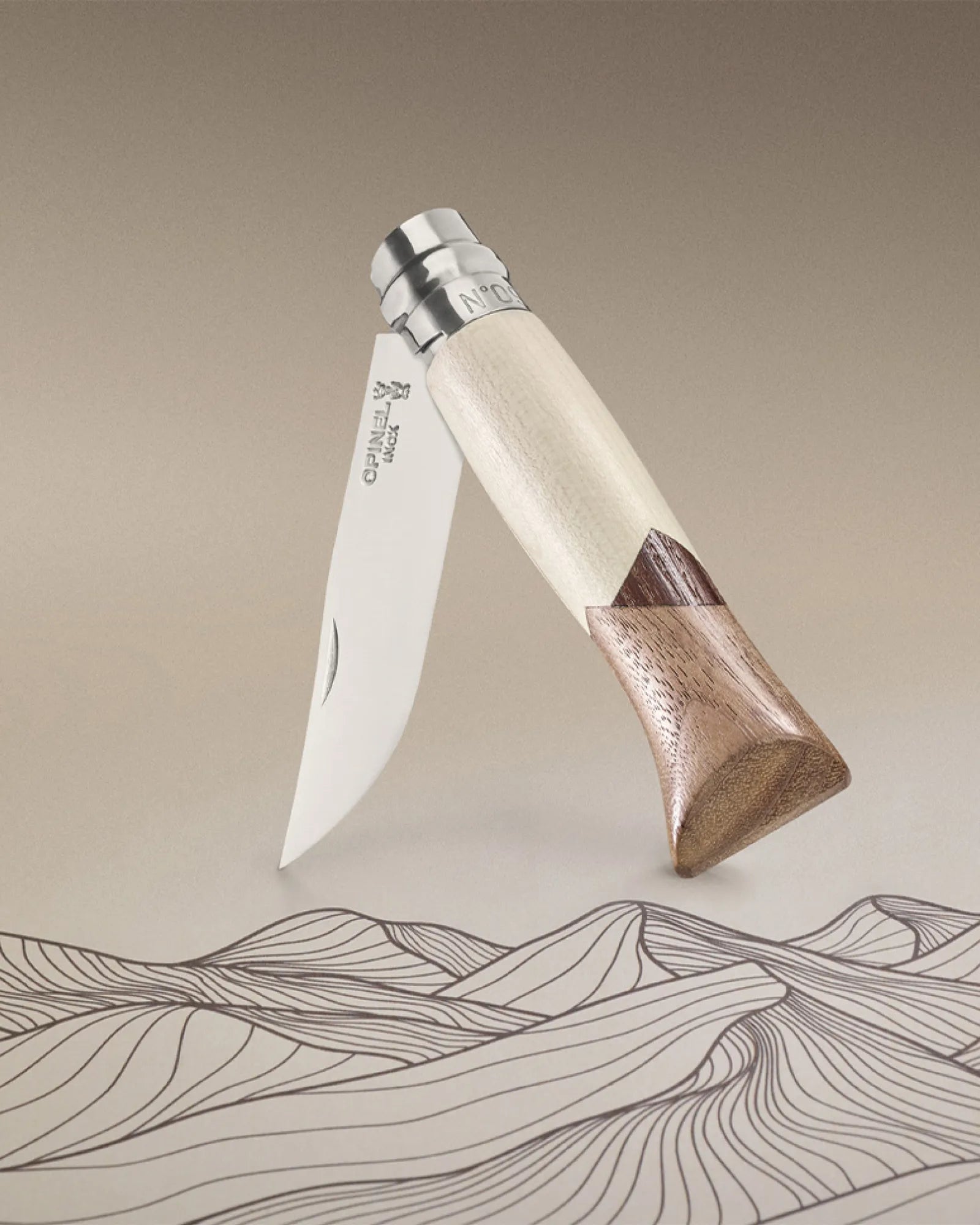 Mes Opinel N°09 Cime roestvrij staal om te personaliseren - 3