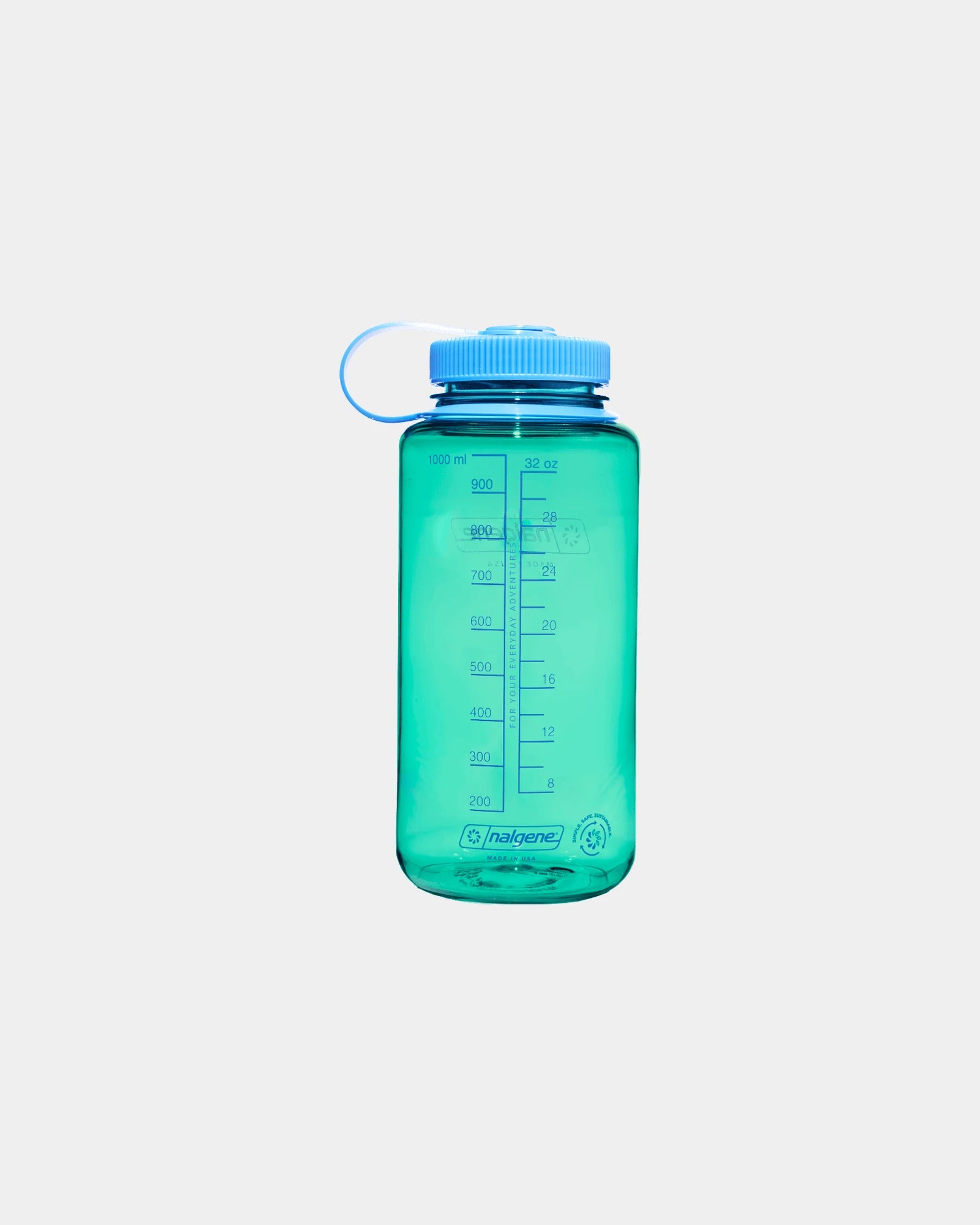 Drinkfles Tritan gerecycled Nalgene 1L om te personaliseren - pastelgroen