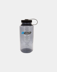 Drinkfles Tritan gerecycled Nalgene 1L om te personaliseren - Zwartgrijs