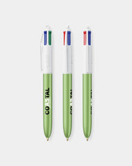 BIC® 4-kleuren balpen Made in France te personaliseren - 1
