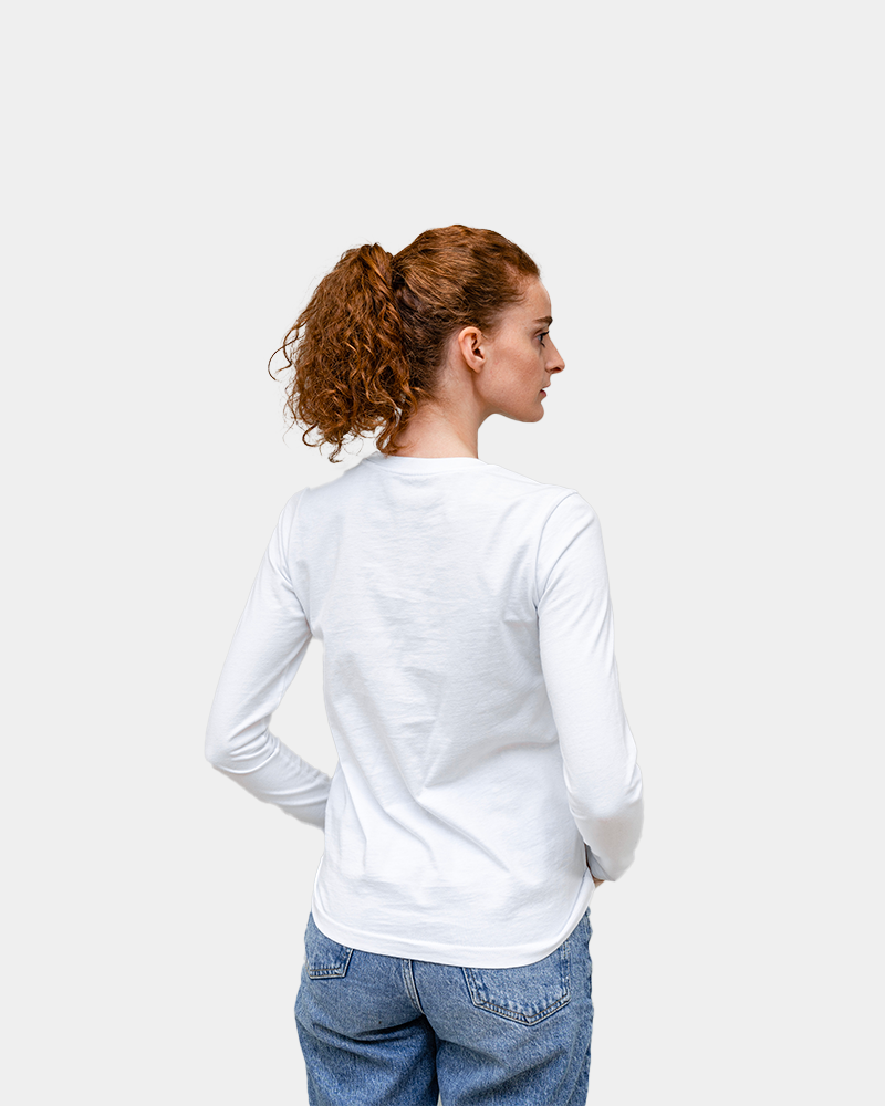 DamesT-shirt met lange mouwen om te personaliseren - 13