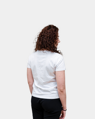 DamesT-shirt V-hals Made in France om te personaliseren - 3
