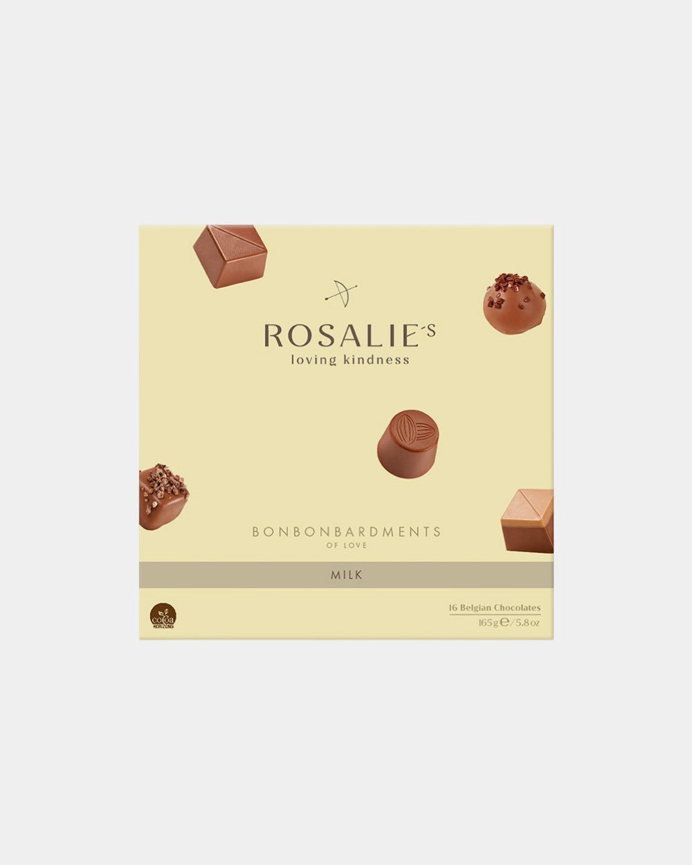 Doos met 16 Belgische chocolaatjes