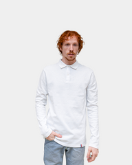 Herenpolo met lange mouwen om te personaliseren - 8