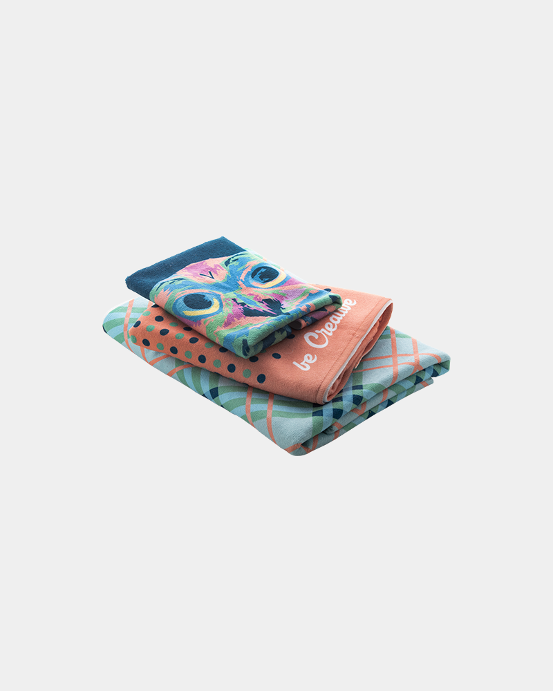 Strandhanddoek maat L om te personaliseren - 1