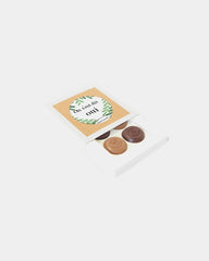 Doos van 4 chocolaatjes te personaliseren