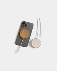 Personaliseerbare houten Magsafe-inductielader - 2