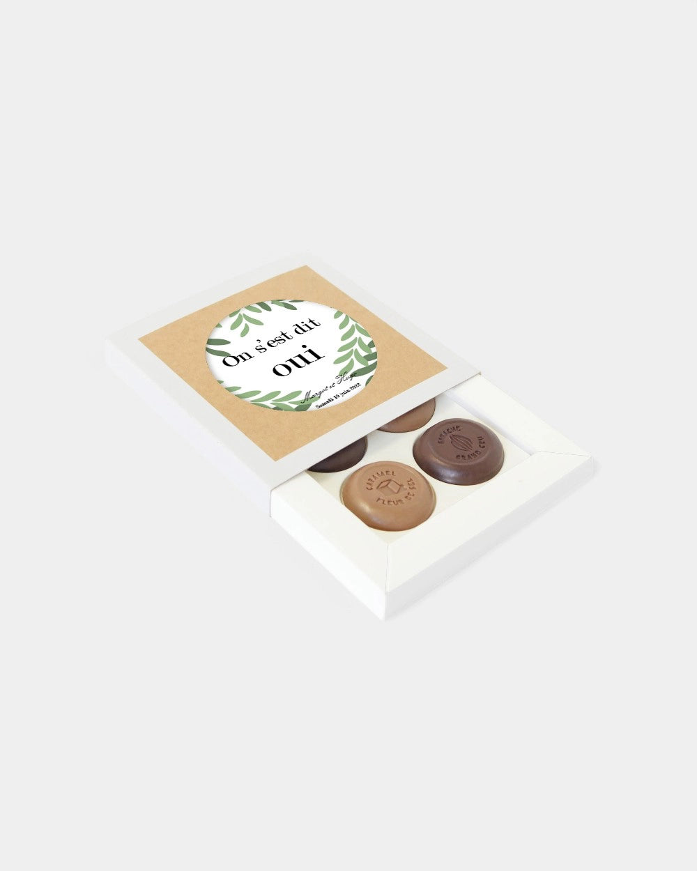 Doos van 16 chocolaatjes te personaliseren - 1