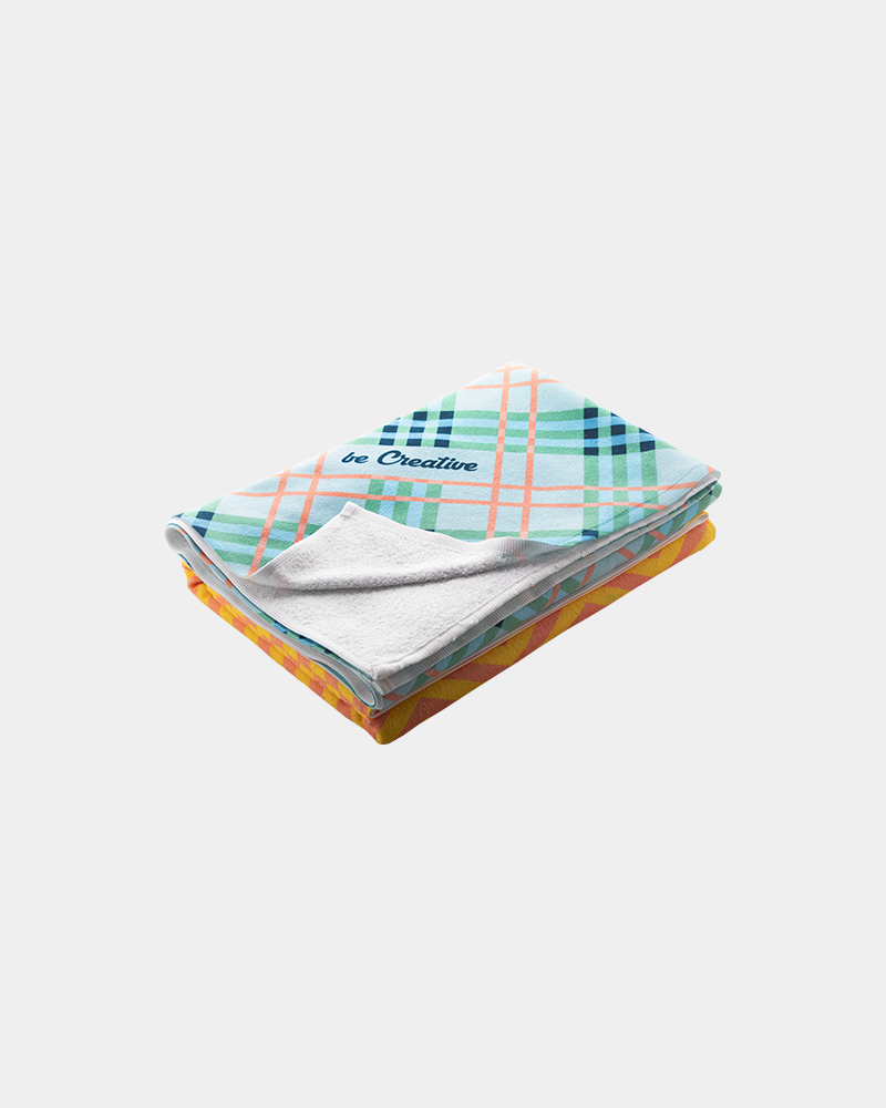 Strandhanddoek maat L om te personaliseren