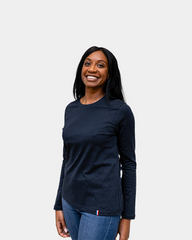 DamesT-shirt met lange mouwen om te personaliseren - 1