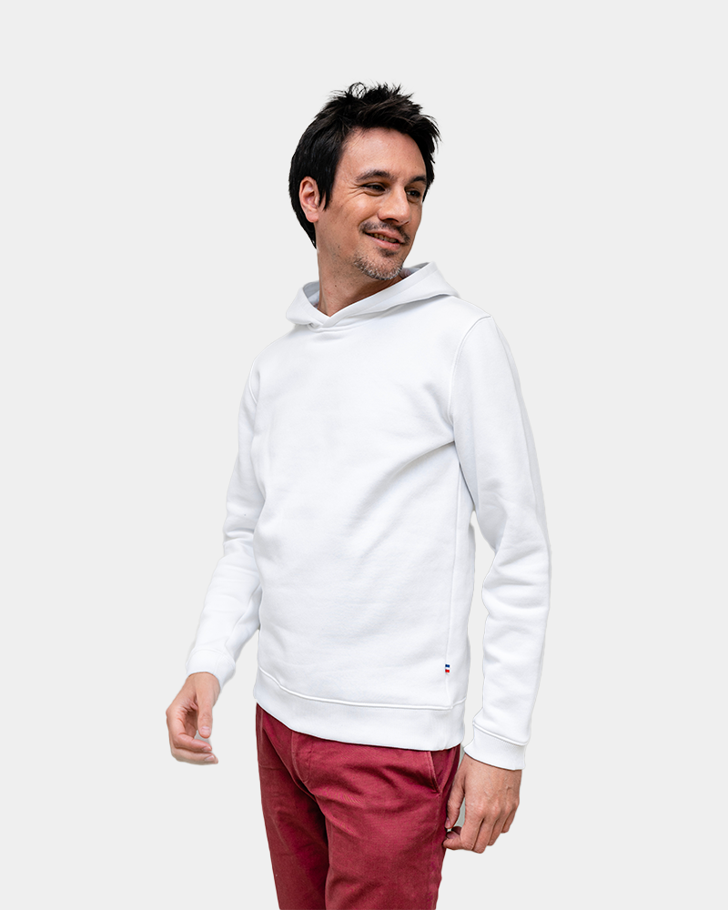 Heren hoodie Made in France om te personaliseren - 11