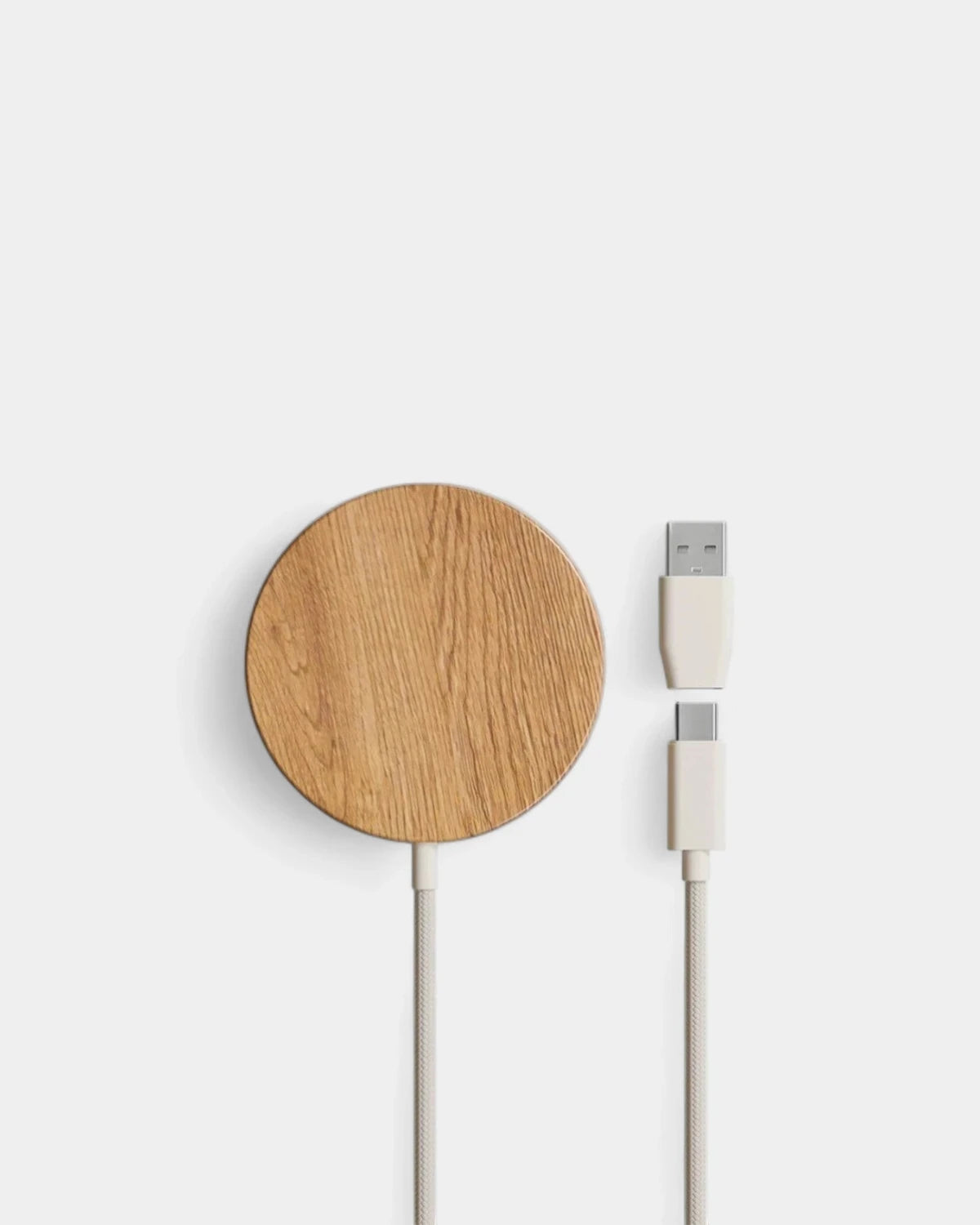 Personaliseerbare houten Magsafe-inductielader - 3