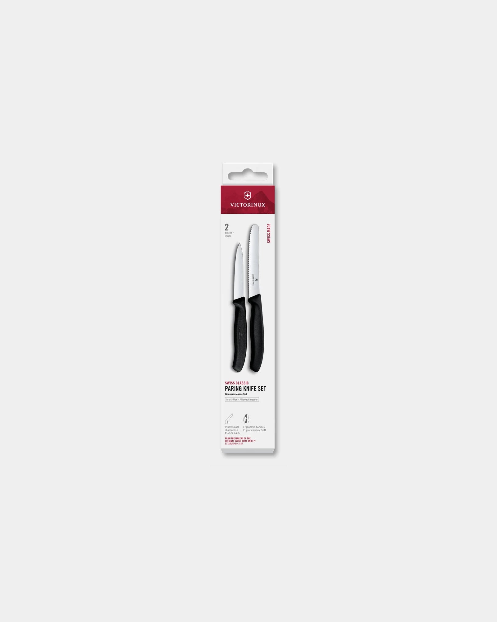 Messenset Swiss Classic 11 cm om te personaliseren - Zwart