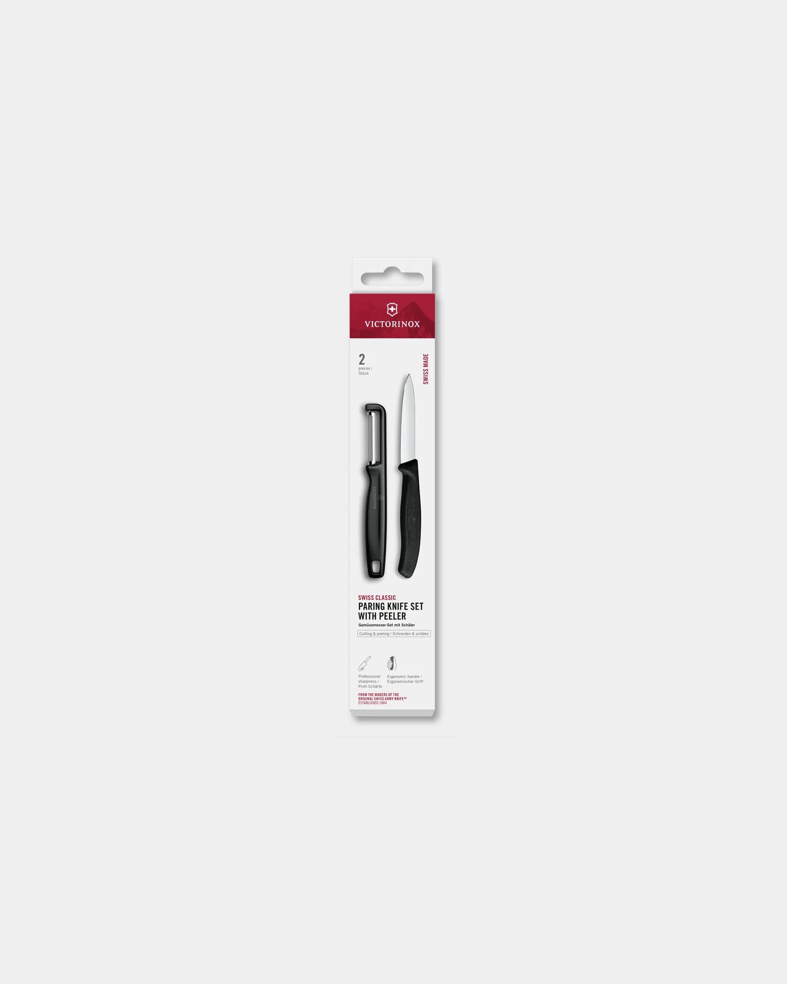 Messenset Victorinox Swiss Classic om te personaliseren - Zwart