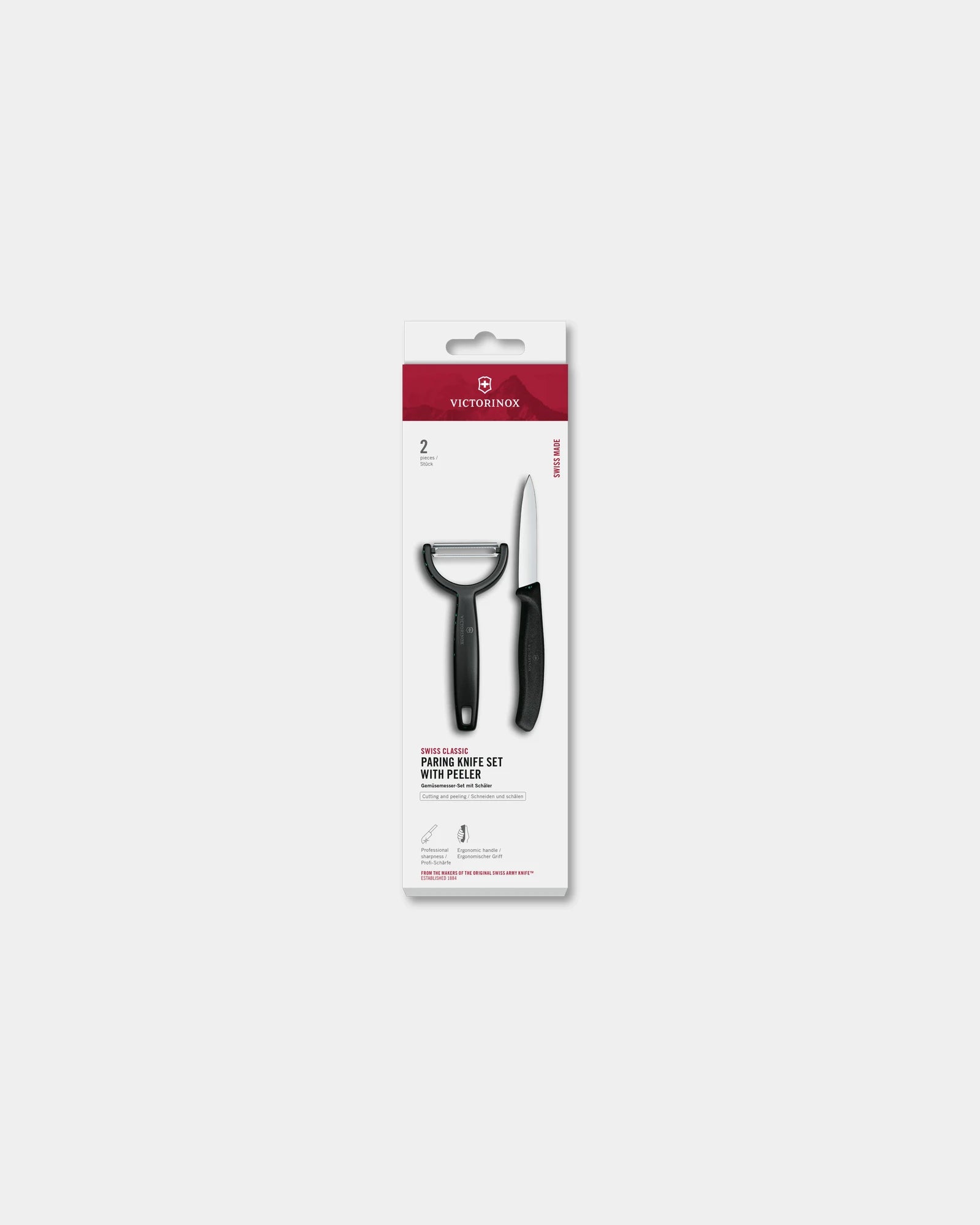 Messenset Victorinox Swiss Classic om te personaliseren - Zwart