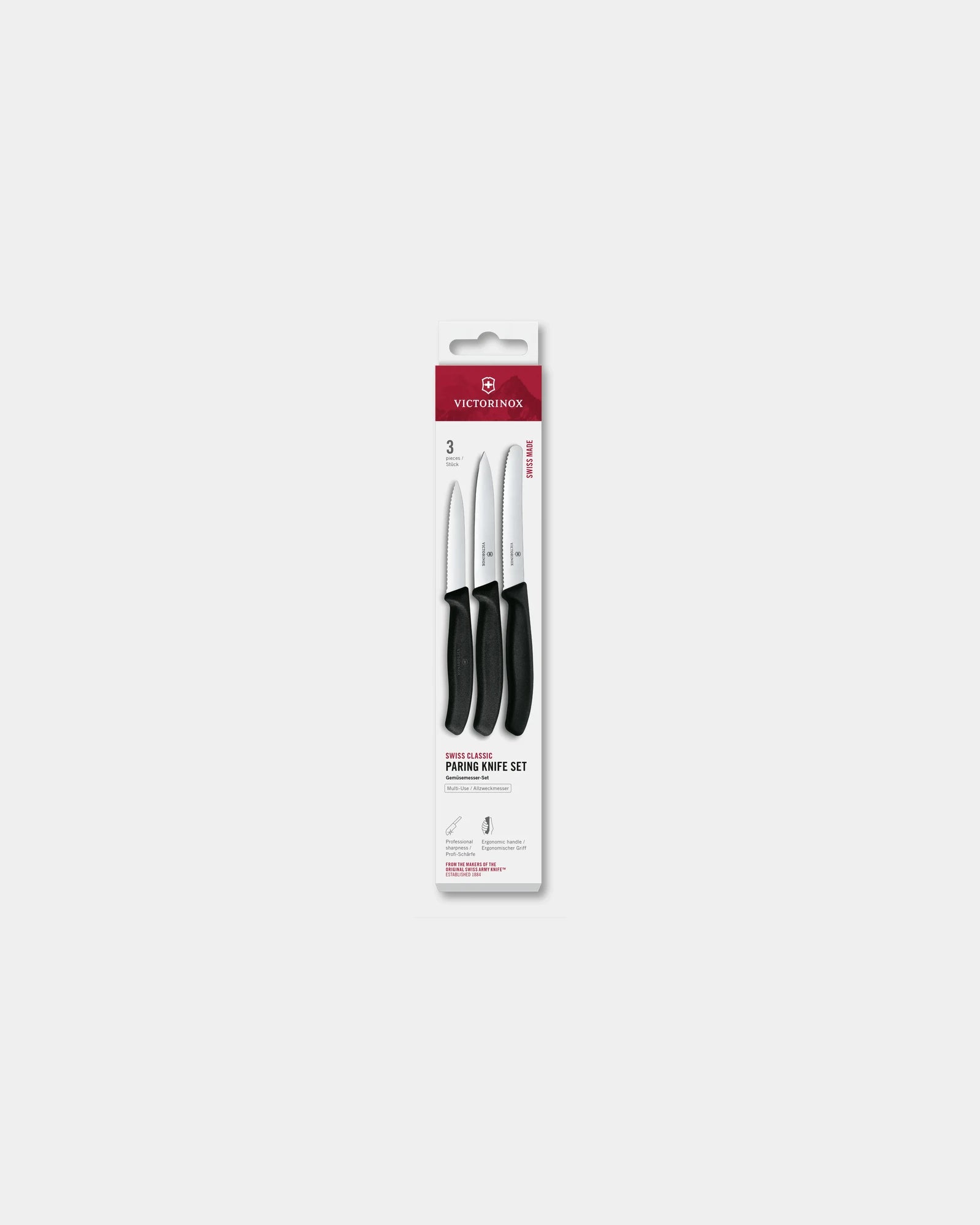 Messenset Swiss Classic 11 cm om te personaliseren - Zwart