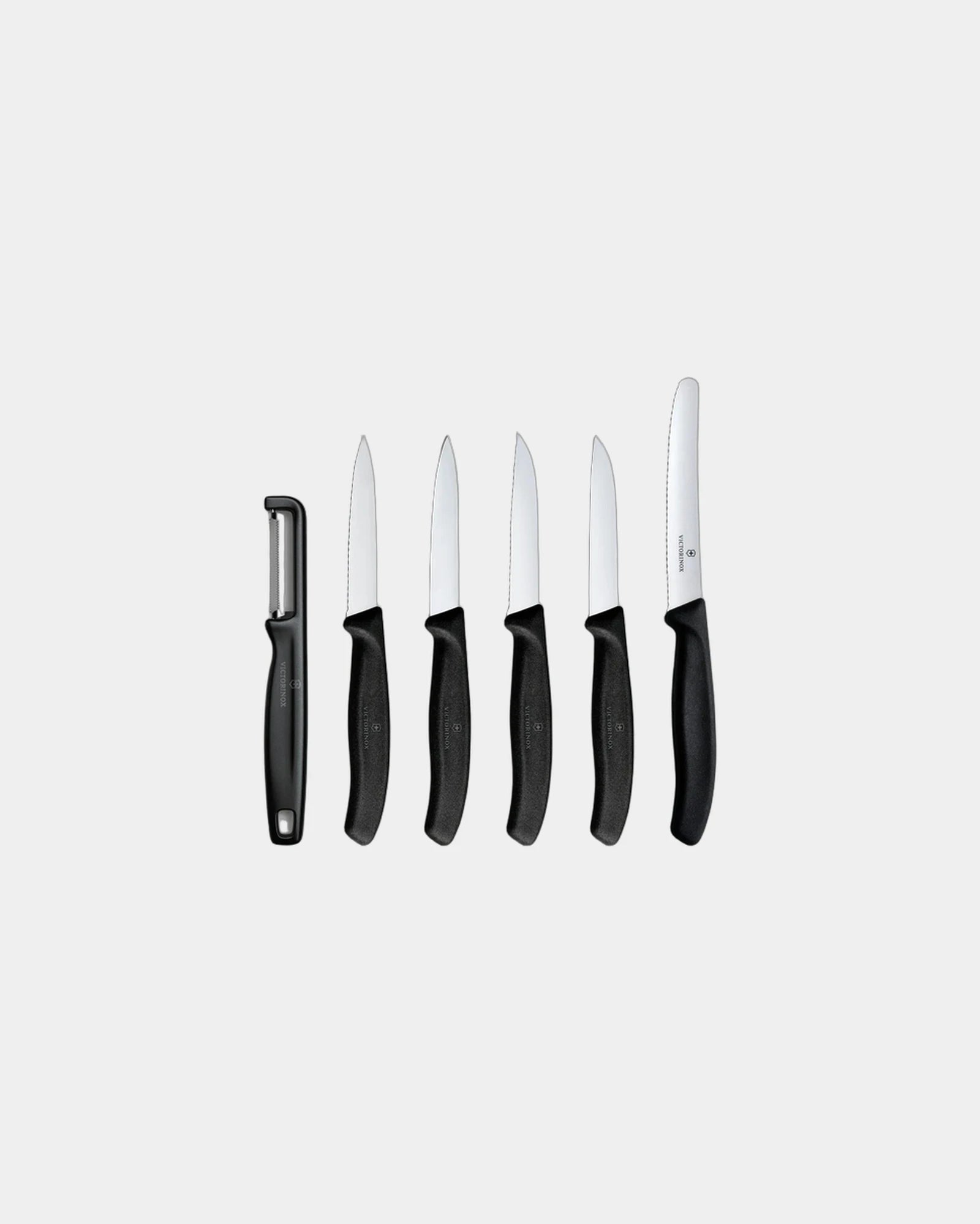 Messenset Swiss Classic 11 cm om te personaliseren - Zwart