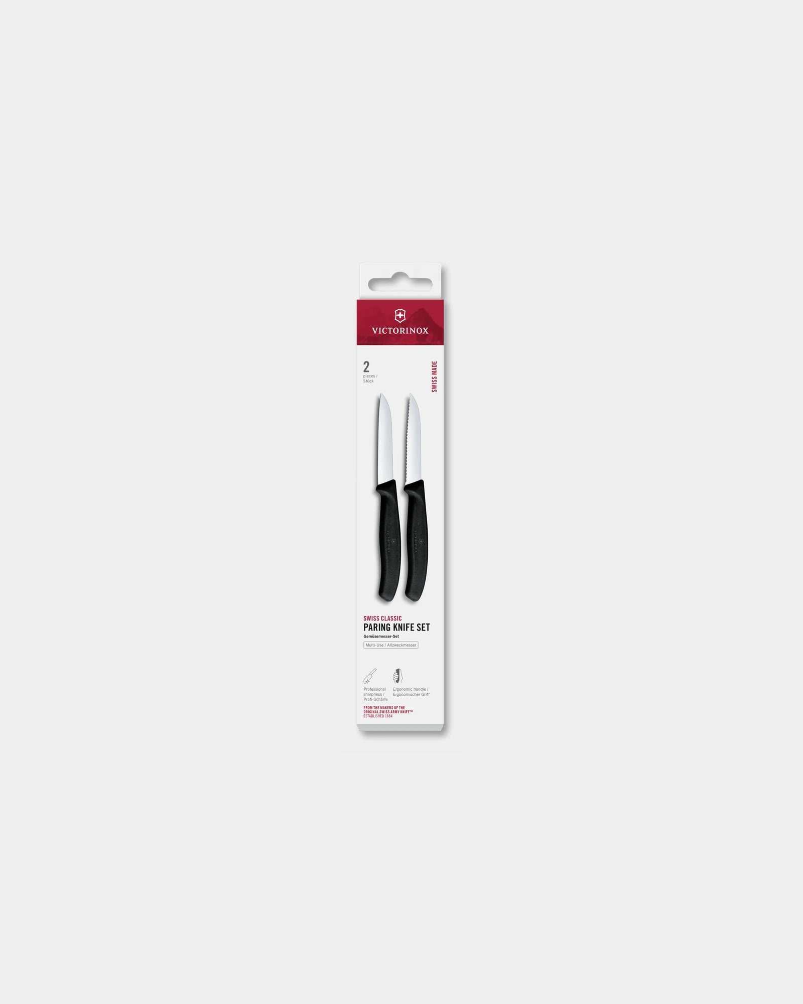 Messenset Victorinox Swiss Classic 8 cm om te personaliseren - Zwart