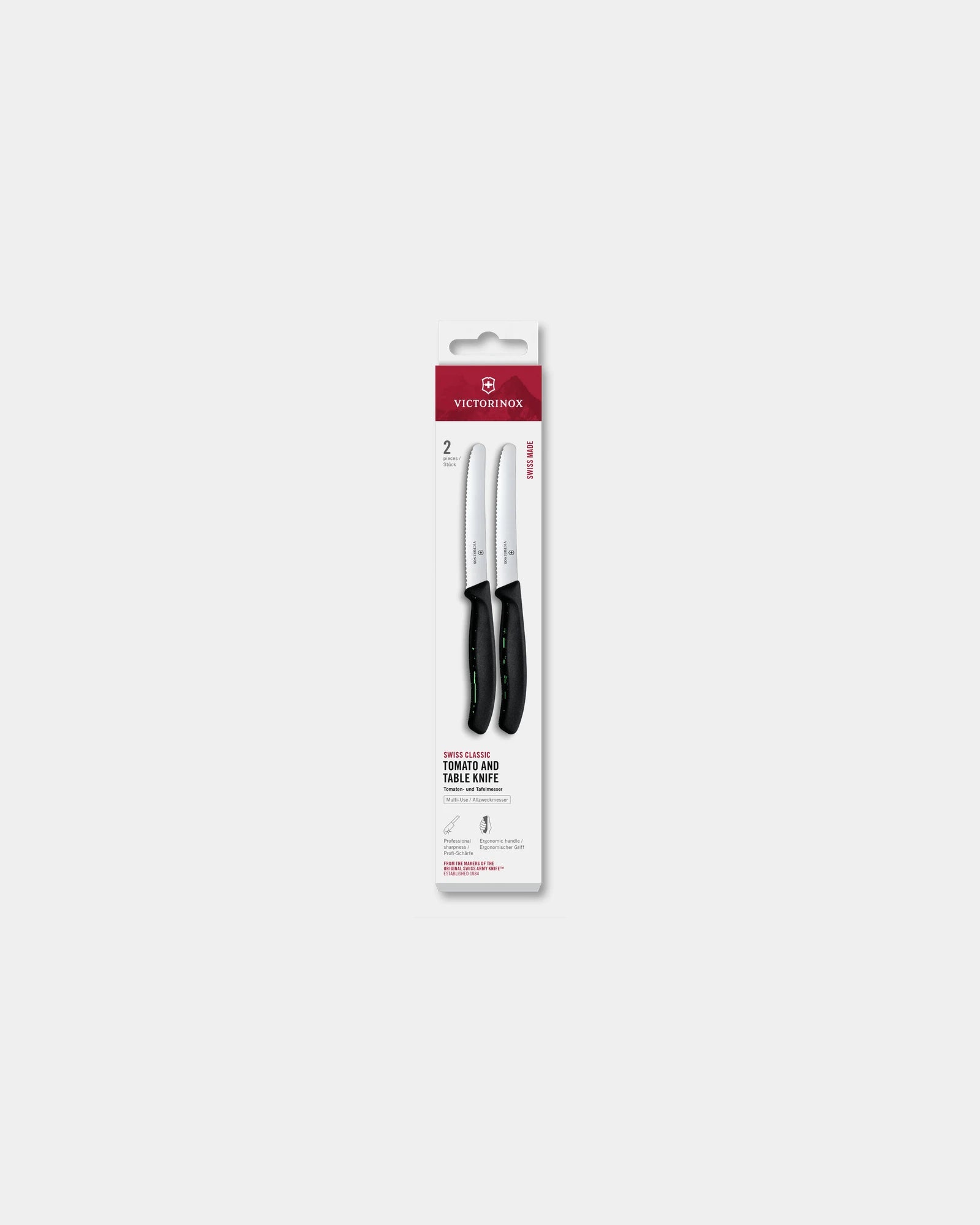 Messenset Swiss Classic 11 cm bedrukken om te personaliseren - Zwart