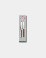 Steakmessenset walnotenhout Victorinox om te personaliseren - Notenhout