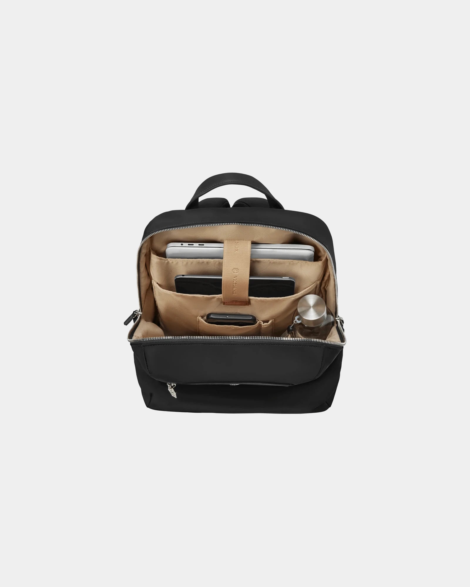 Rugzak nylon en leer Victoria Signature om te personaliseren - 13