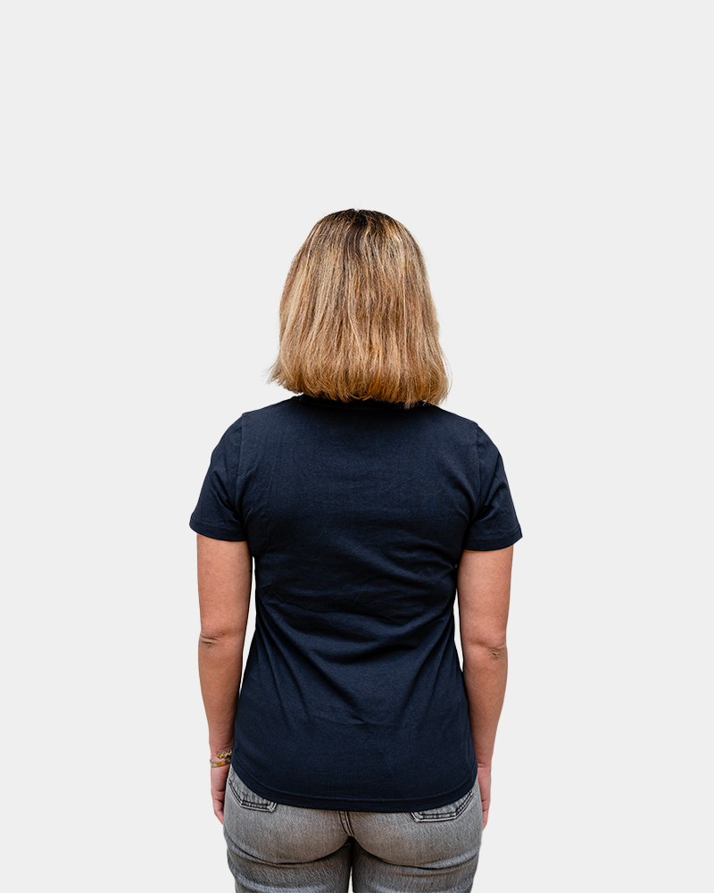 DamesT-shirt V-hals Made in France om te personaliseren - 11