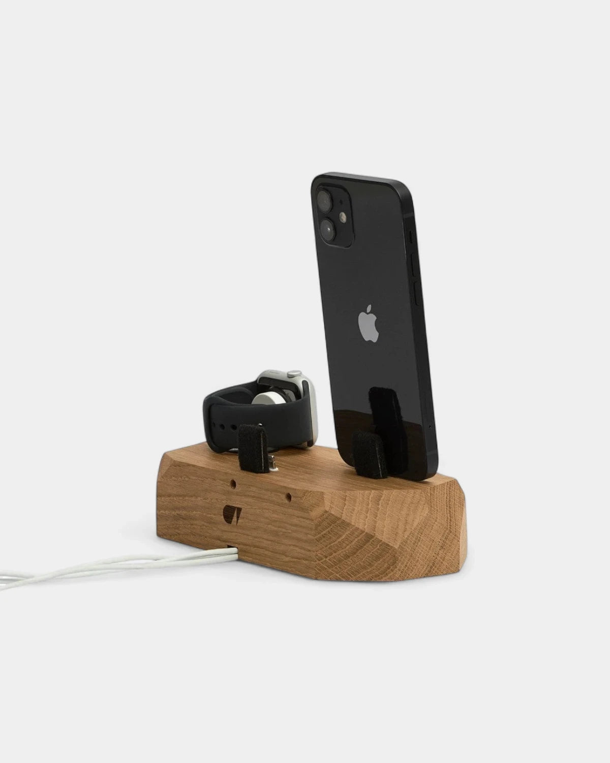 Personaliseerbare houten 3-in-1 inductielader - 12