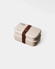 Lunchbox met 2 etages van houtvezel om te personaliseren
