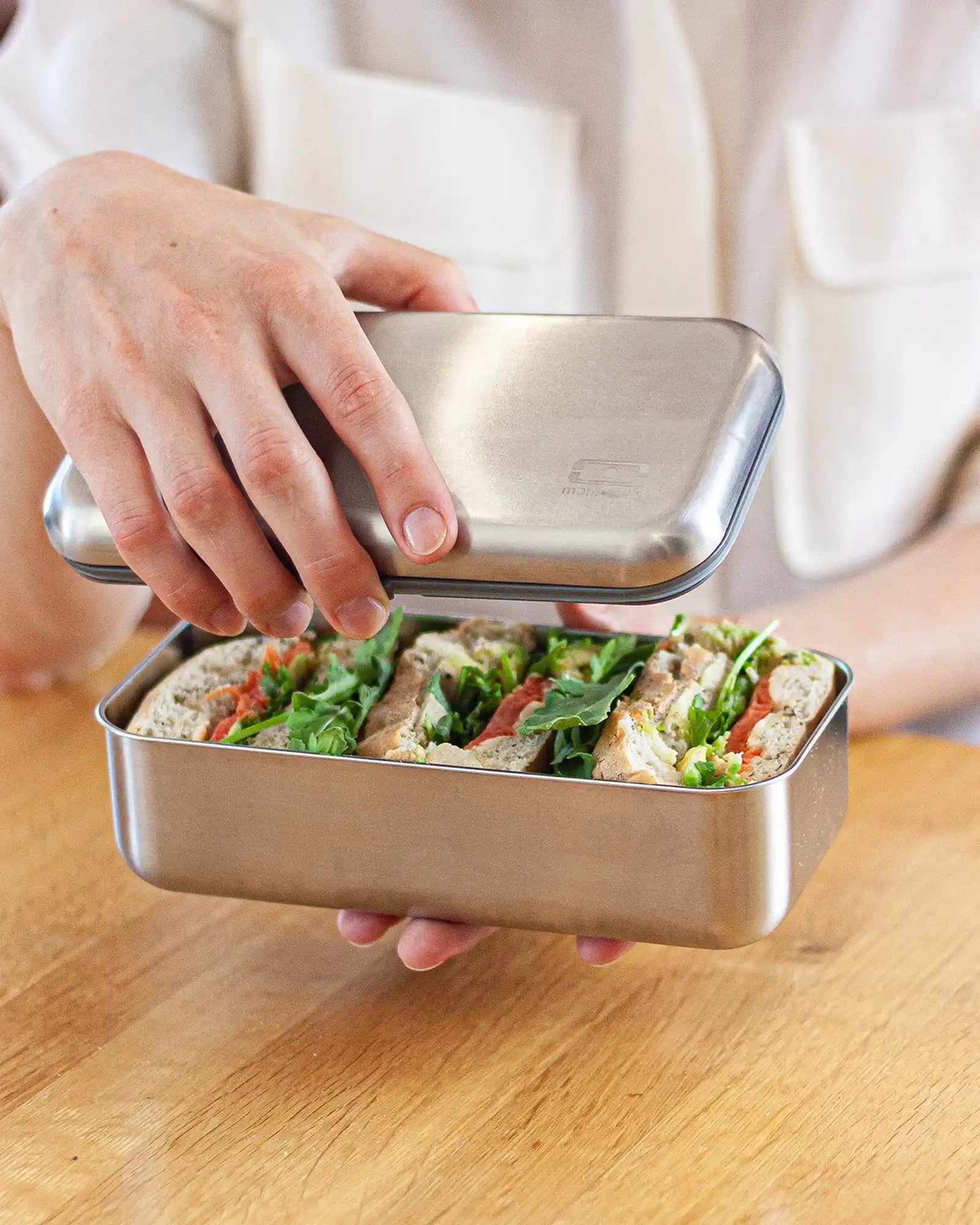 Lunchbox rvs Monbento MB Sense 700ml om te personaliseren - 8