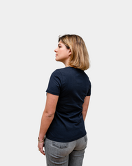 DamesT-shirt V-hals Made in France om te personaliseren - 10