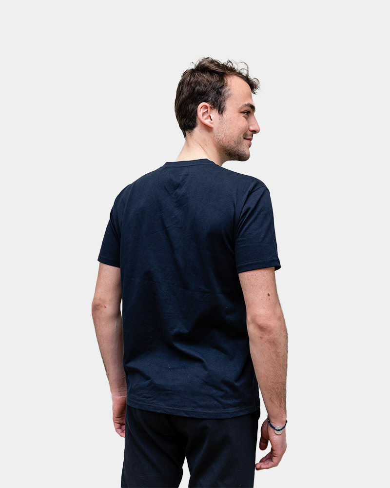 HerenT-shirt V-hals Made in France om te personaliseren - 2