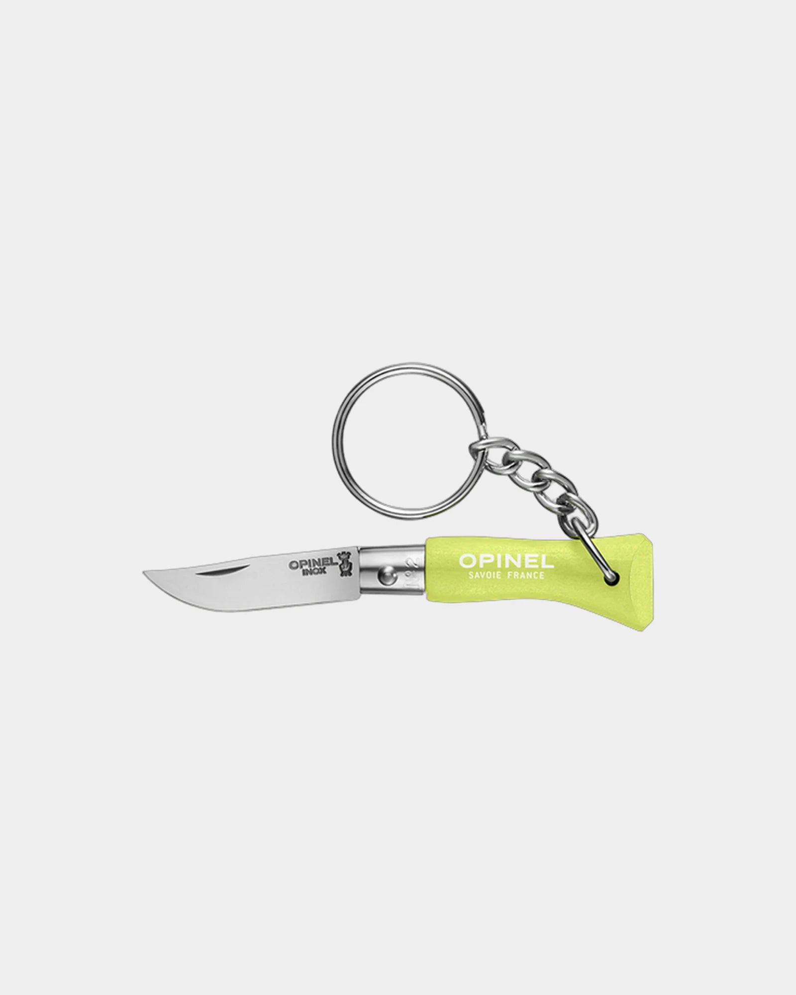 Sleutelhanger Opinel N°04 rvs om te personaliseren - Groen