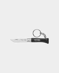 Sleutelhanger Opinel N°04 rvs om te personaliseren - Zwart