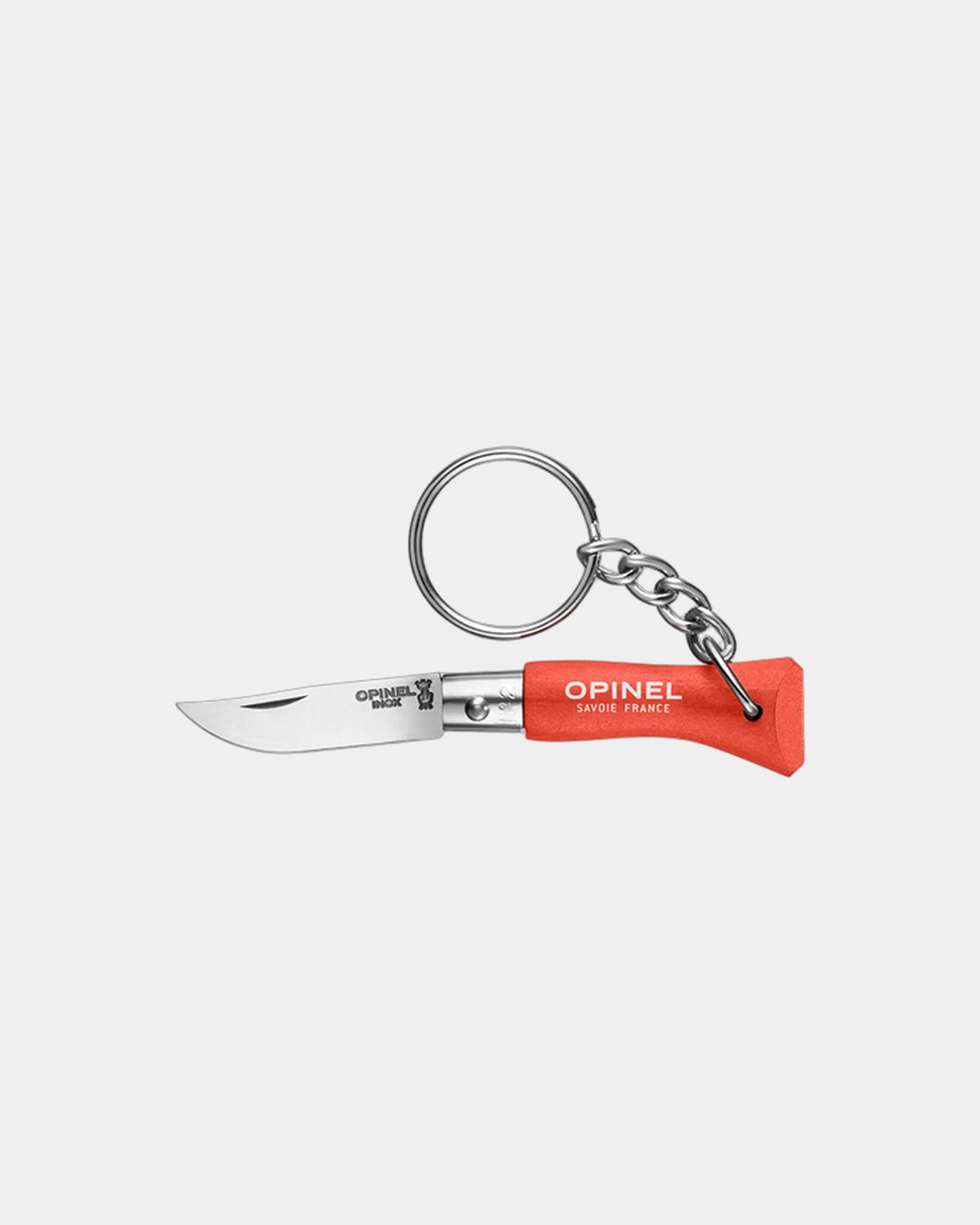 Sleutelhanger Opinel N°04 rvs om te personaliseren - Oranje
