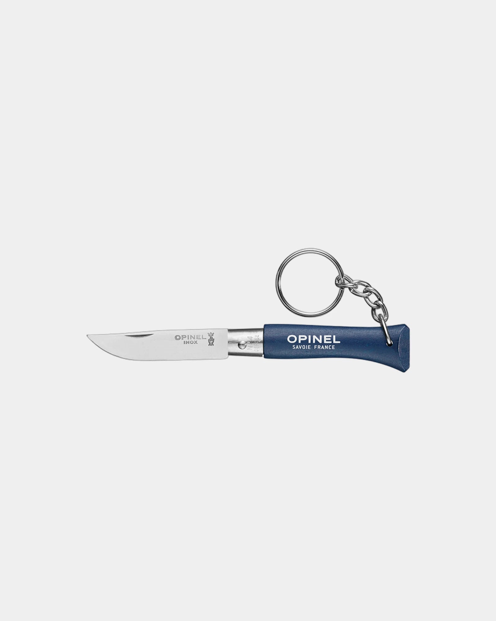 Sleutelhanger Opinel N°04 rvs om te personaliseren - Navy