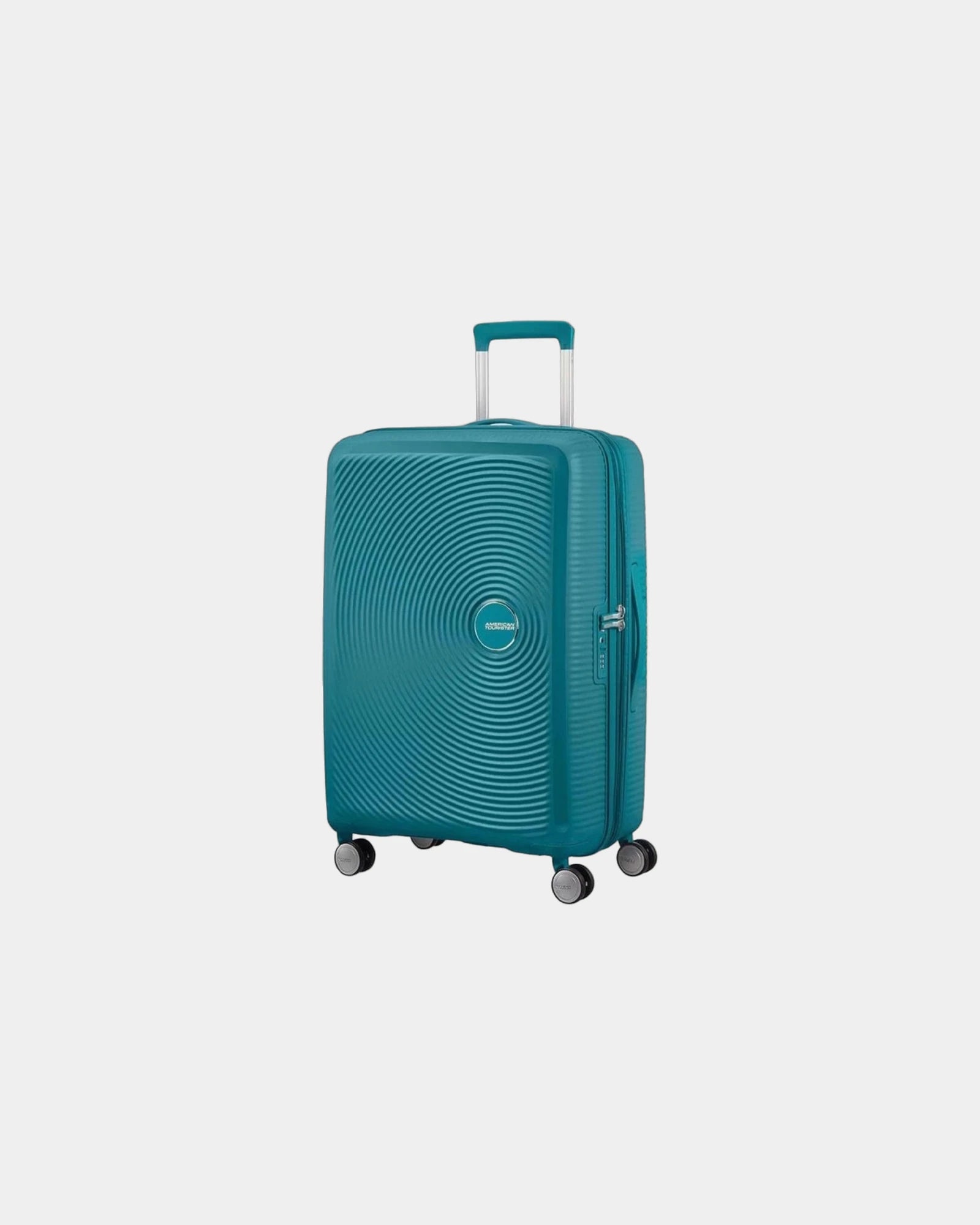 Koffer American Tourister Soundbox 55cm om te personaliseren - Petrolblauw