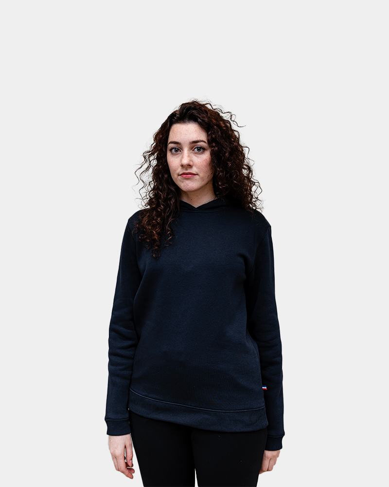 Dames hoodie Made in France om te personaliseren