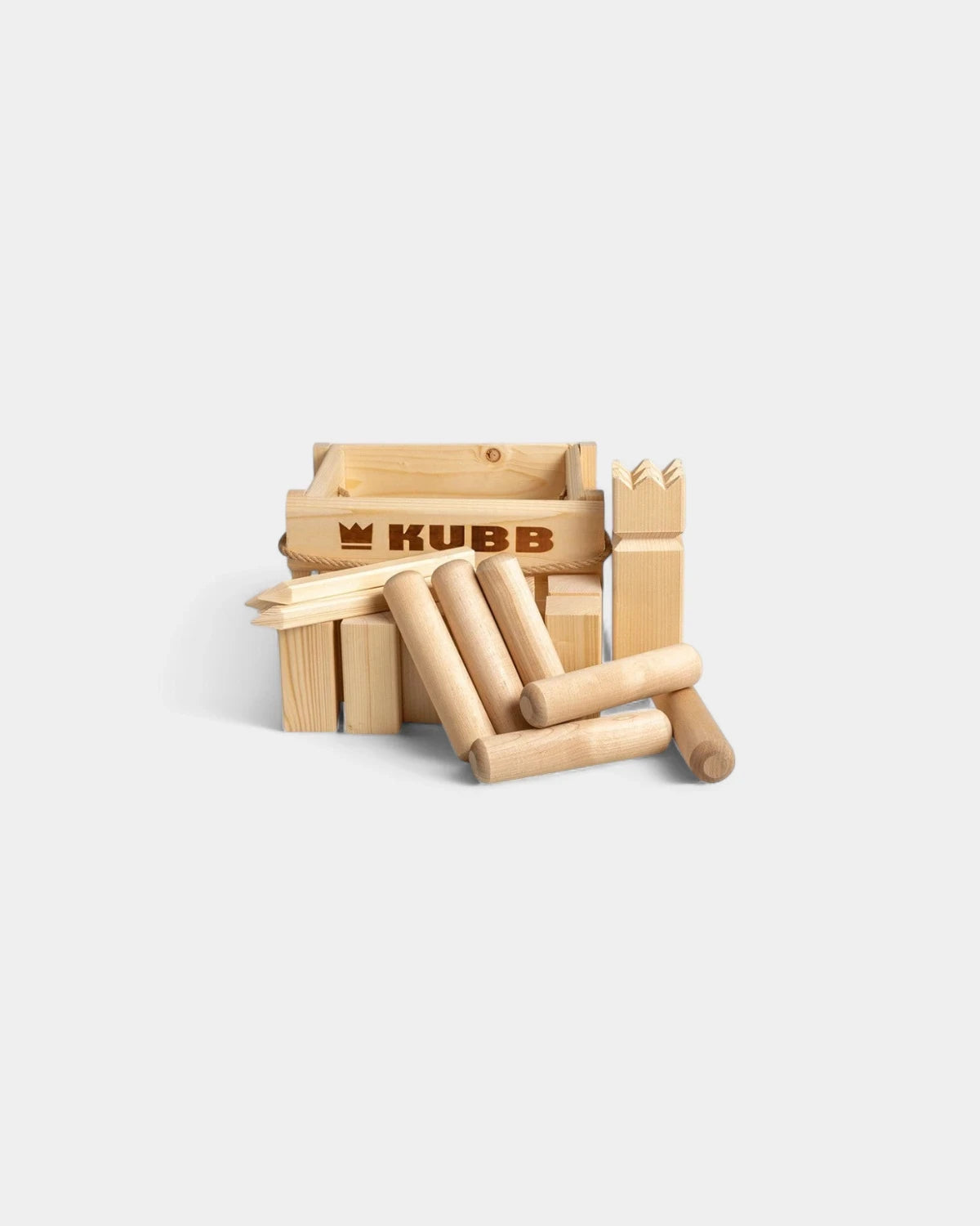 Eco-verantwoord Kubb-spel te personaliseren