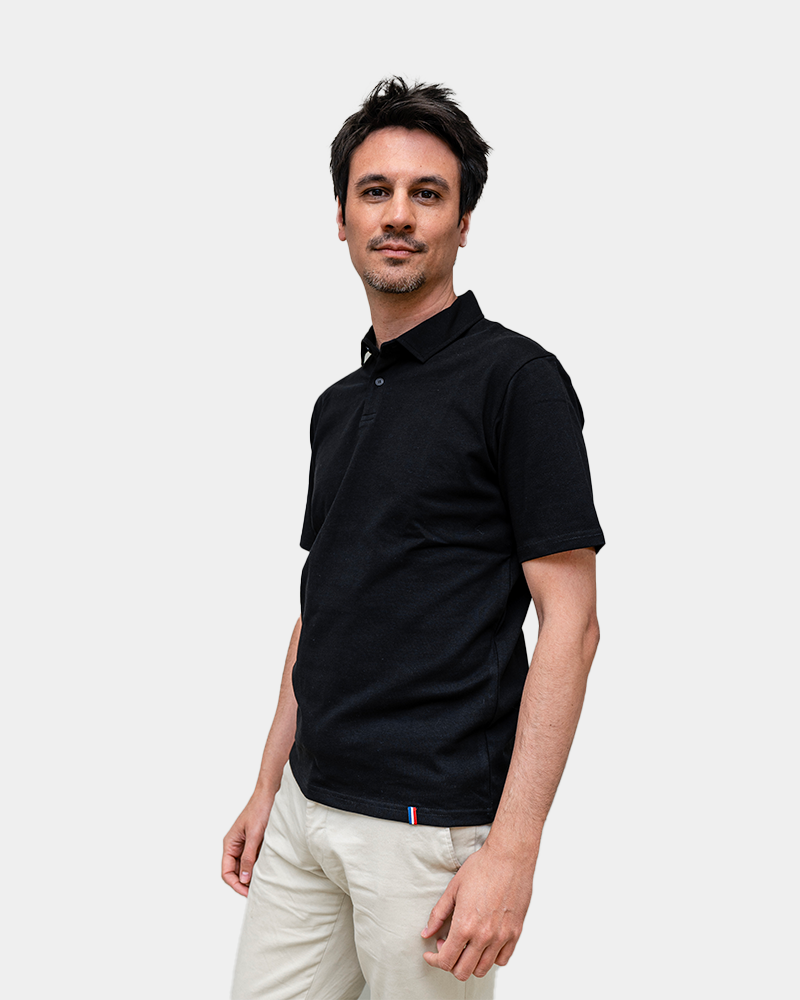 Milieuvriendelijke herenpolo om te personaliseren - 1