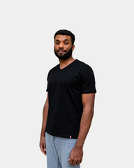 HerenT-shirt V-hals Made in France om te personaliseren - 4