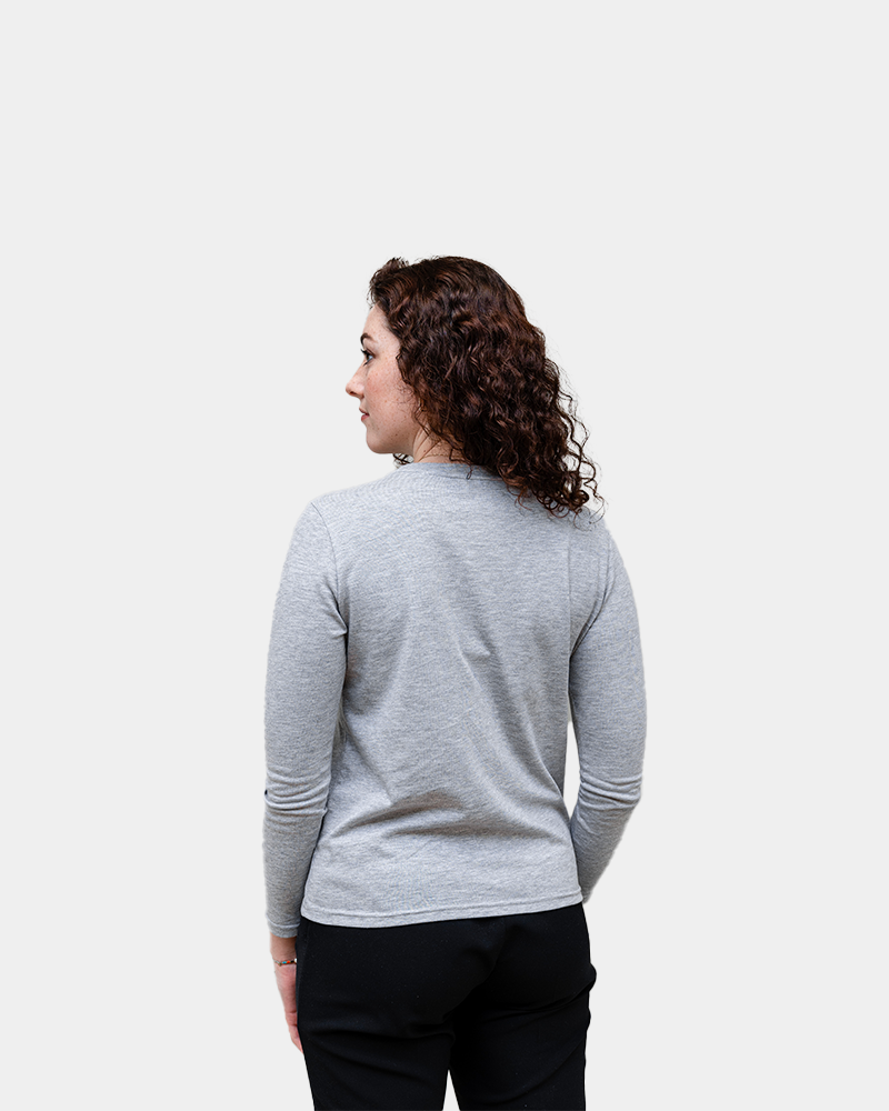 DamesT-shirt met lange mouwen om te personaliseren - 10